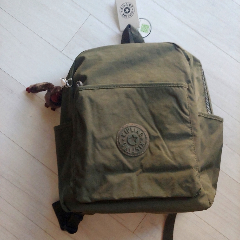 KIPLING NEW Bennett Backpack Jaded Green